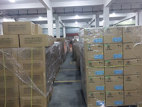 仓库一角